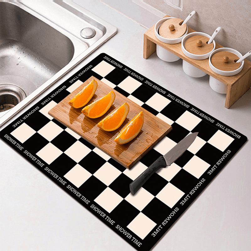 Modern Ultra-Absorbent Mat – Anti-Slip Quick-Dry Rug for Bathroom & Kitchen