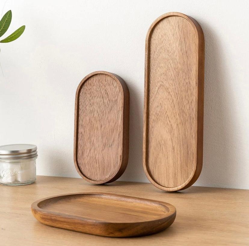 Premium Wooden Serving Tray – Rustic Kitchen & Elegant Table Presentation