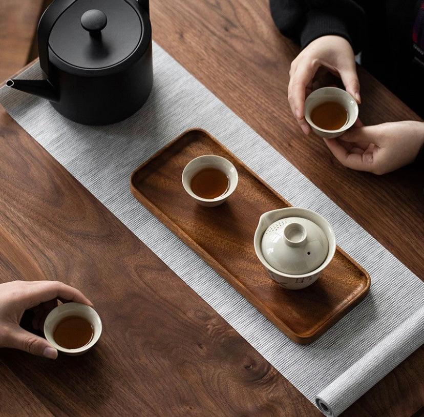 Premium Wooden Serving Tray – Rustic Kitchen & Elegant Table Presentation