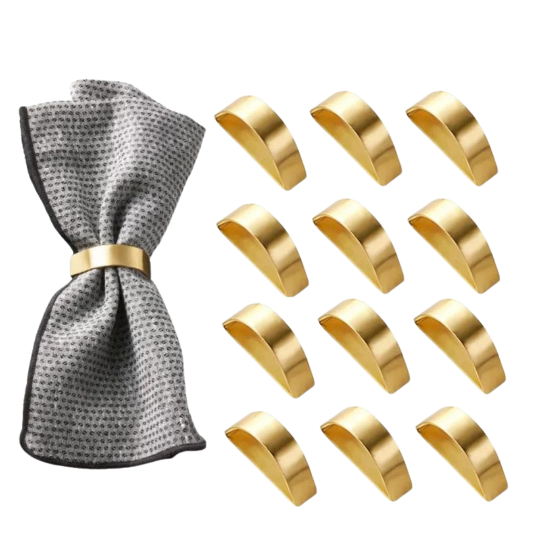 Gold Napkin Ring – Elegant Dining Table Accessory for Special Occasions