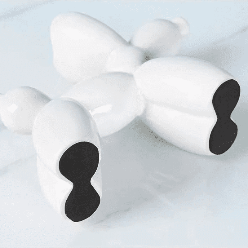 Ceramic Balloon Dog Statue — Playful Modern Decor