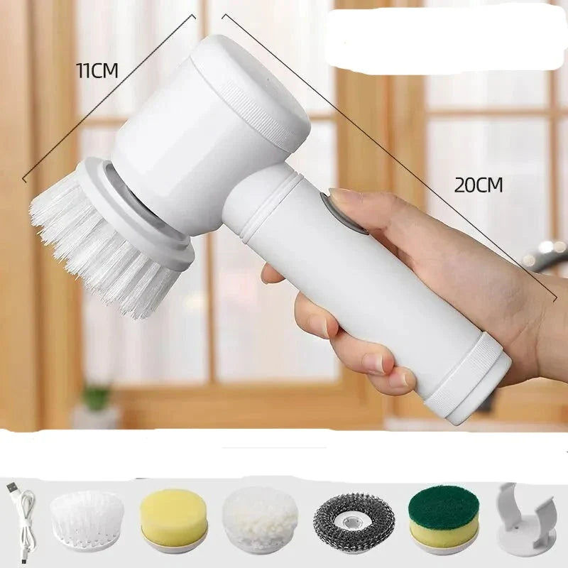 PowerClean Electric Scrubbing Brush – Effortless Bathroom & Kitchen Cleaning