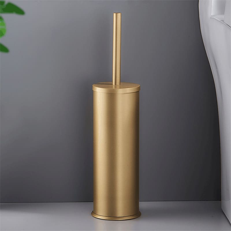 Premium Aluminum Toilet Brush with Holder