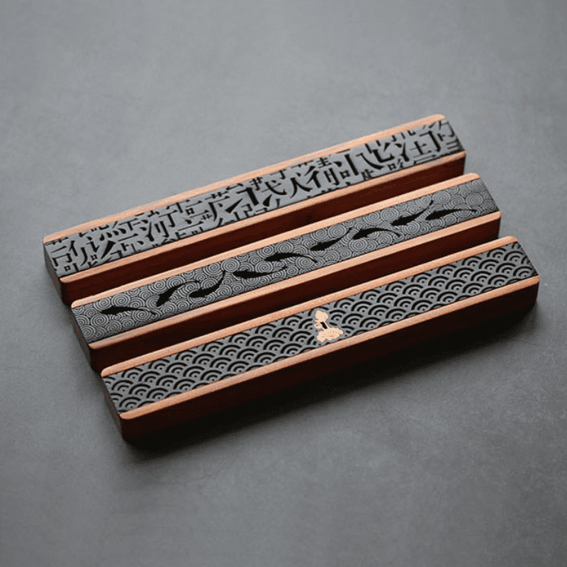 Wooden Incense Holder Box – Aromatherapy Stick Burner
