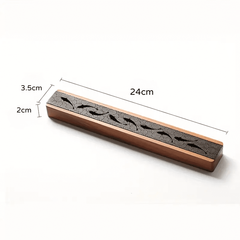 Wooden Incense Holder Box – Aromatherapy Stick Burner
