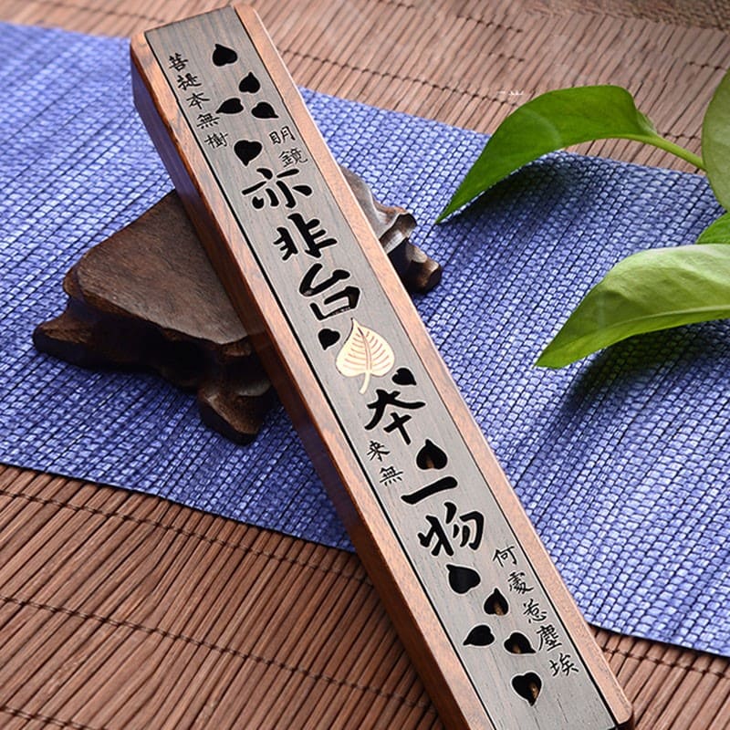 Wooden Incense Holder Box – Aromatherapy Stick Burner