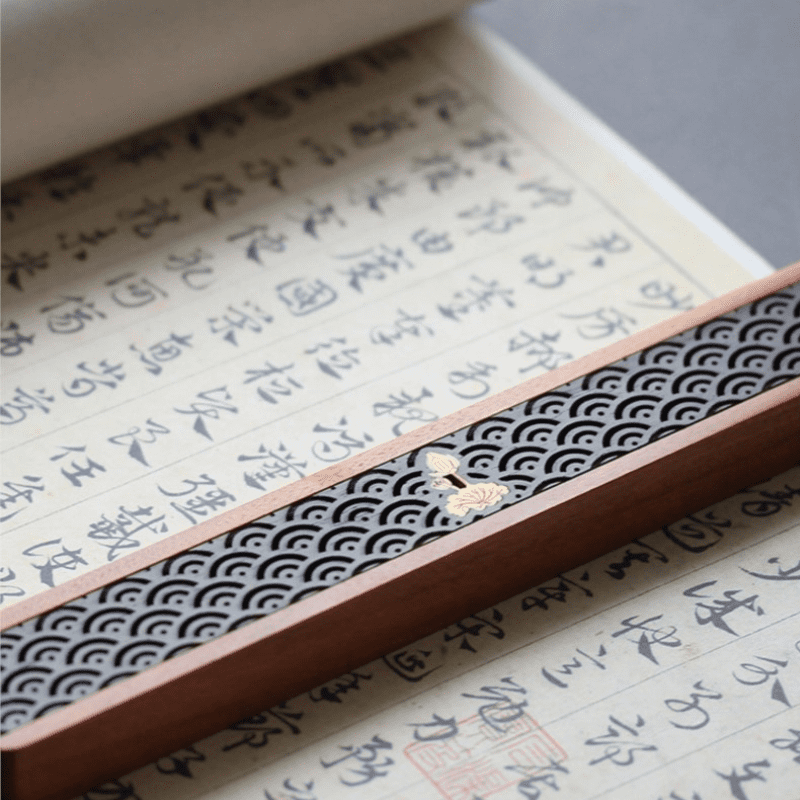 Wooden Incense Holder Box – Aromatherapy Stick Burner
