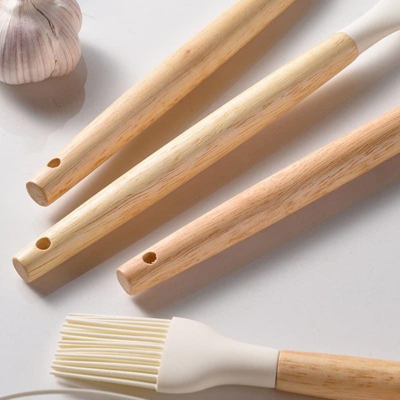 14-Piece Silicone Kitchen Utensil Set with Organizer – Non-Stick Cooking Tools