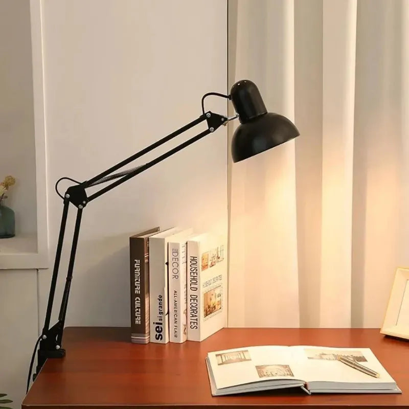 Adjustable Desk Lamp with Clamp – Flexible LED Light for Reading, Office & Modern Illumination