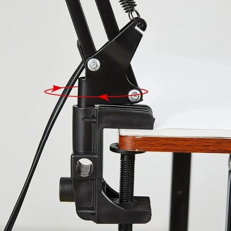 Adjustable Desk Lamp with Clamp – Flexible LED Light for Reading, Office & Modern Illumination