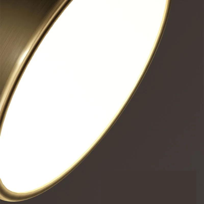 Adjustable Ceiling Light with Rotating Round Head – LED Fixture for Task Lighting in Kitchens or Workspaces