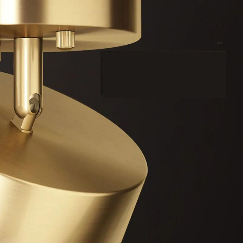 Adjustable Ceiling Light with Rotating Round Head – LED Fixture for Task Lighting in Kitchens or Workspaces