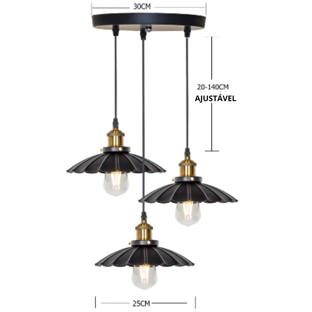 Rustic Barn Style Pendant Light – Vintage Farmhouse Ceiling Lamp for Kitchen or Loft