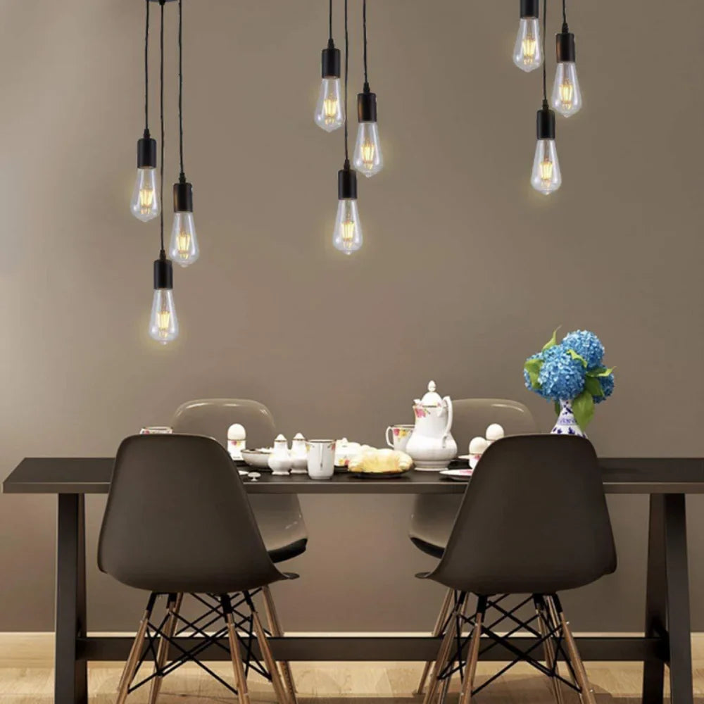 Modern Trio Pendant Ceiling Light – Linea Style LED for Dining & Kitchen Spaces