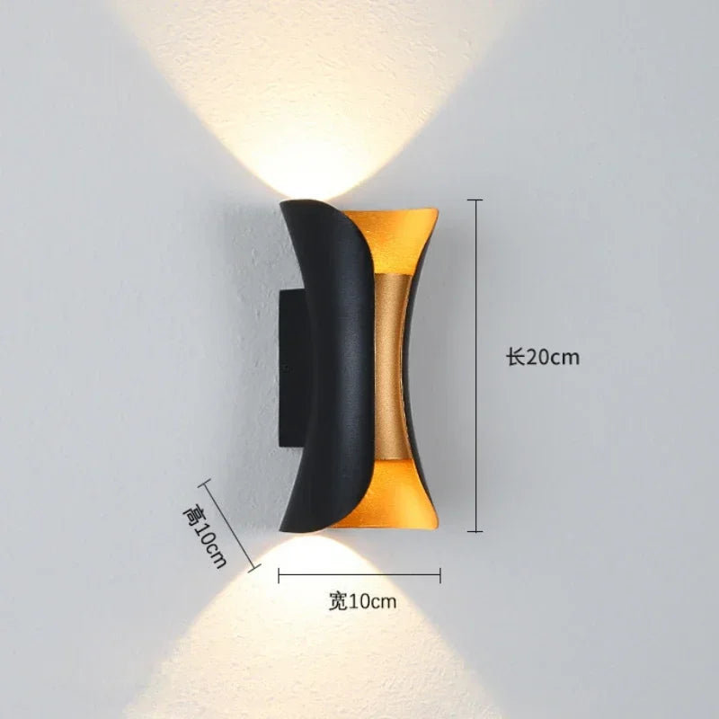Waterproof Wall Sconce Outdoor LED Light – Modern Waterproof Wall Lamp for Garden & Porch