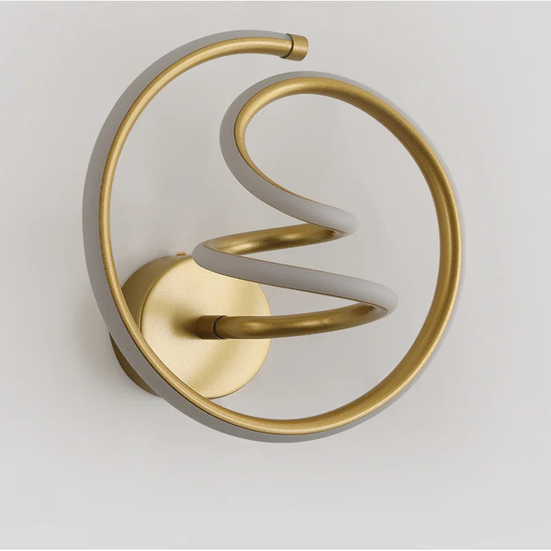Abstract Decorative Wall Sconce – Artistic LED Indoor Lamp for Living Room, Bedroom, Office & Unique Interior Ambience