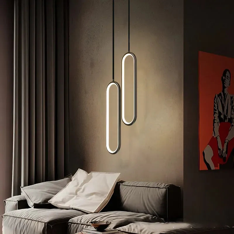 Modern Minimalist LED Pendant Light – Elegant Ceiling Lamp for Dining Table, Kitchen Island or Bedroom Ambience