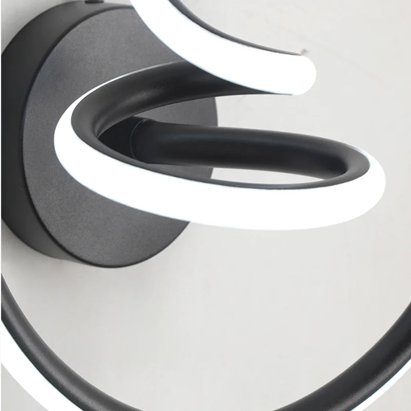 Abstract Decorative Wall Sconce – Artistic LED Indoor Lamp for Living Room, Bedroom, Office & Unique Interior Ambience