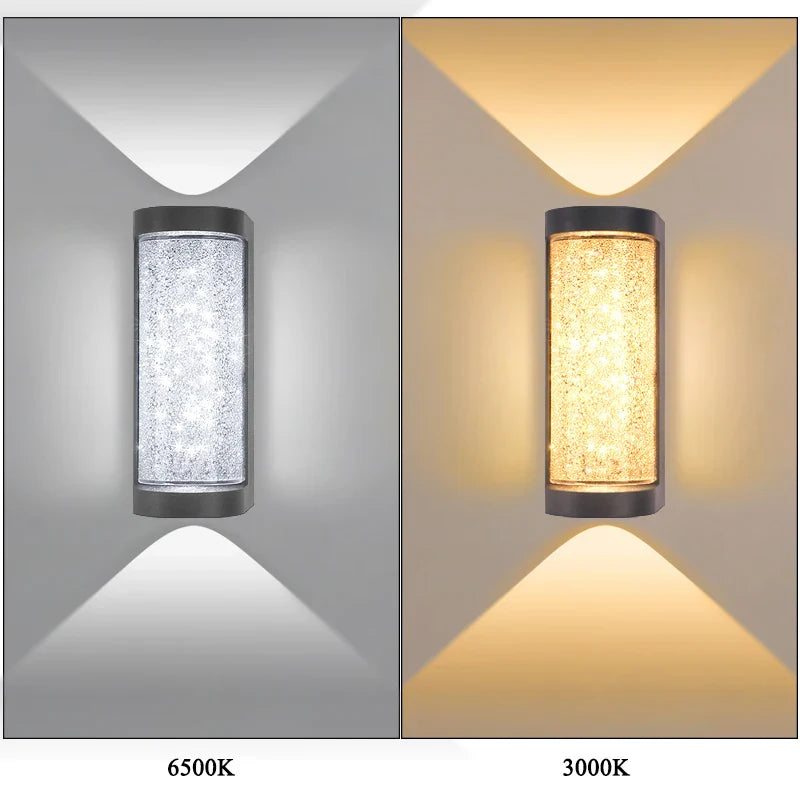 Star Outdoor Waterproof Wall Light – Modern LED Fixture for Exterior Walls, Patio & Yard