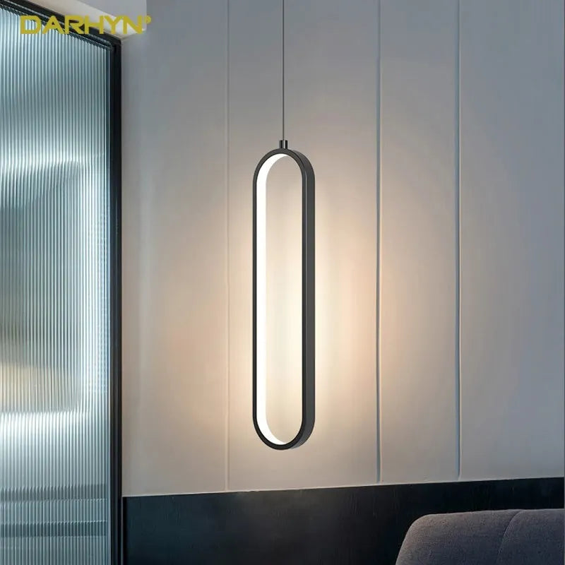 Modern Minimalist LED Pendant Light – Elegant Ceiling Lamp for Dining Table, Kitchen Island or Bedroom Ambience