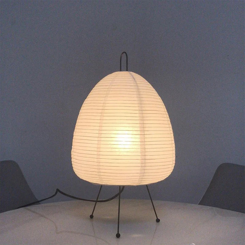 Japanese Design Table Lamp – Adjustable Light Modes with Soft Warm & White Illumination