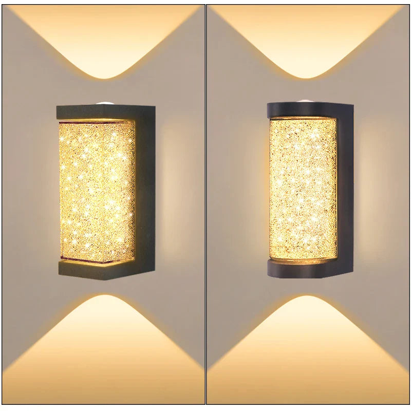 Star Outdoor Waterproof Wall Light – Modern LED Fixture for Exterior Walls, Patio & Yard