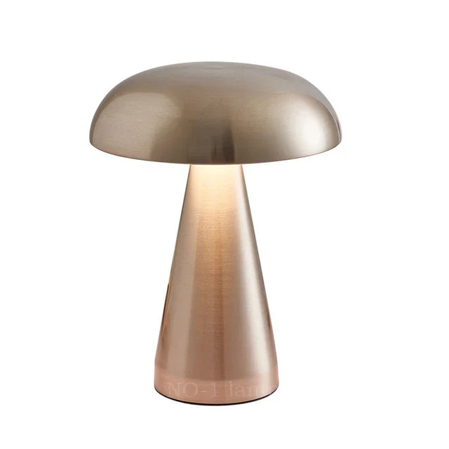 Mushroom-Shaped Wireless LED Lamp – Touch Control Bedside & Night Light Decor