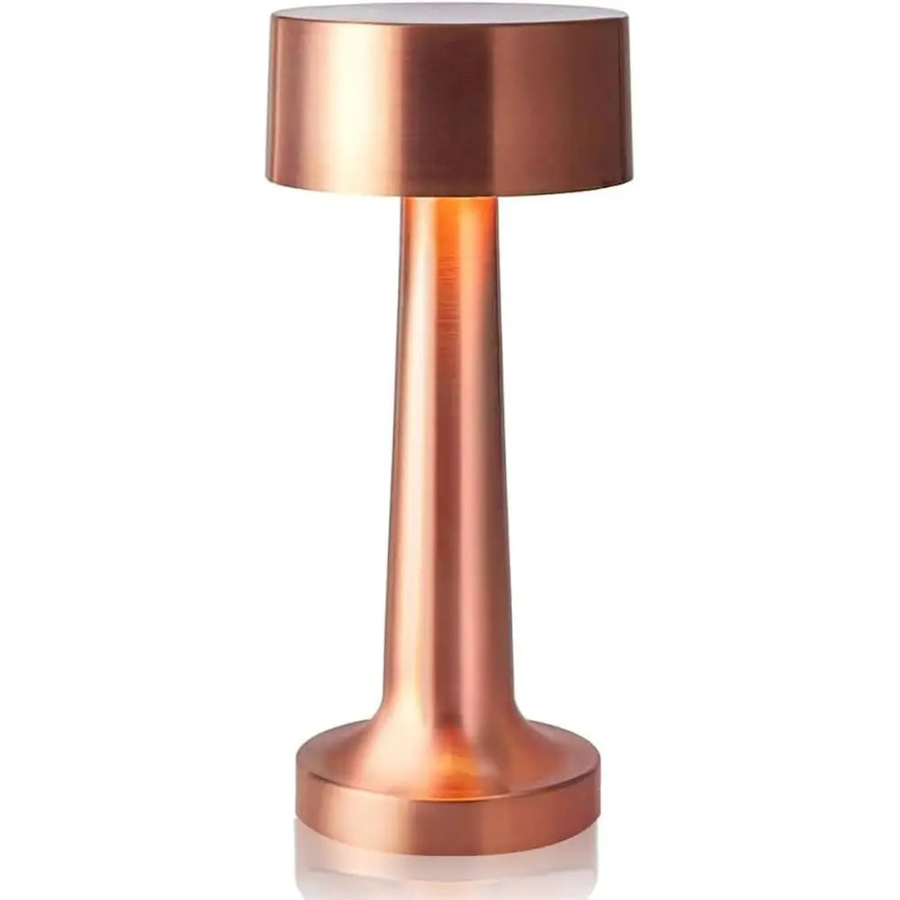Wireless Minimalist Touch Table Lamp – Rechargeable LED Bedside Lamp for Modern Decor