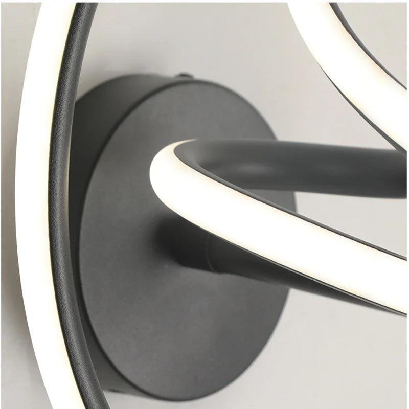Abstract Decorative Wall Sconce – Artistic LED Indoor Lamp for Living Room, Bedroom, Office & Unique Interior Ambience