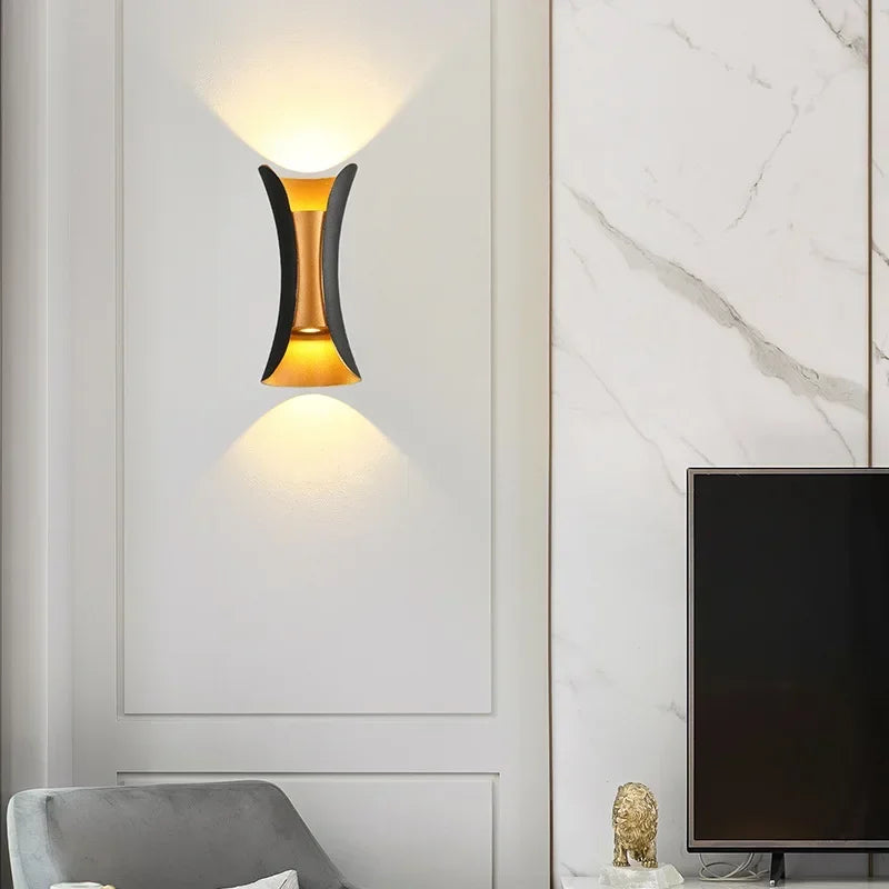 Waterproof Wall Sconce Outdoor LED Light – Modern Waterproof Wall Lamp for Garden & Porch