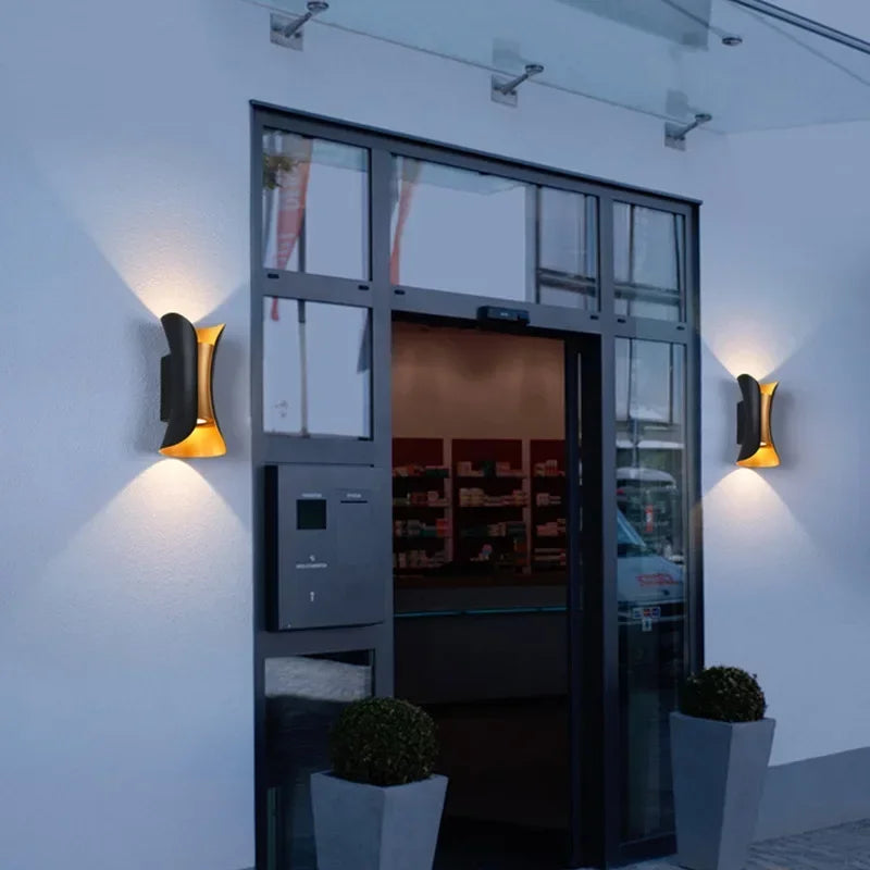 Waterproof Wall Sconce Outdoor LED Light – Modern Waterproof Wall Lamp for Garden & Porch