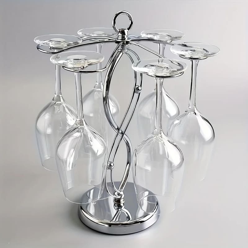 Wine & Champagne Glass Rack – Elegant Bar & Home Organizer