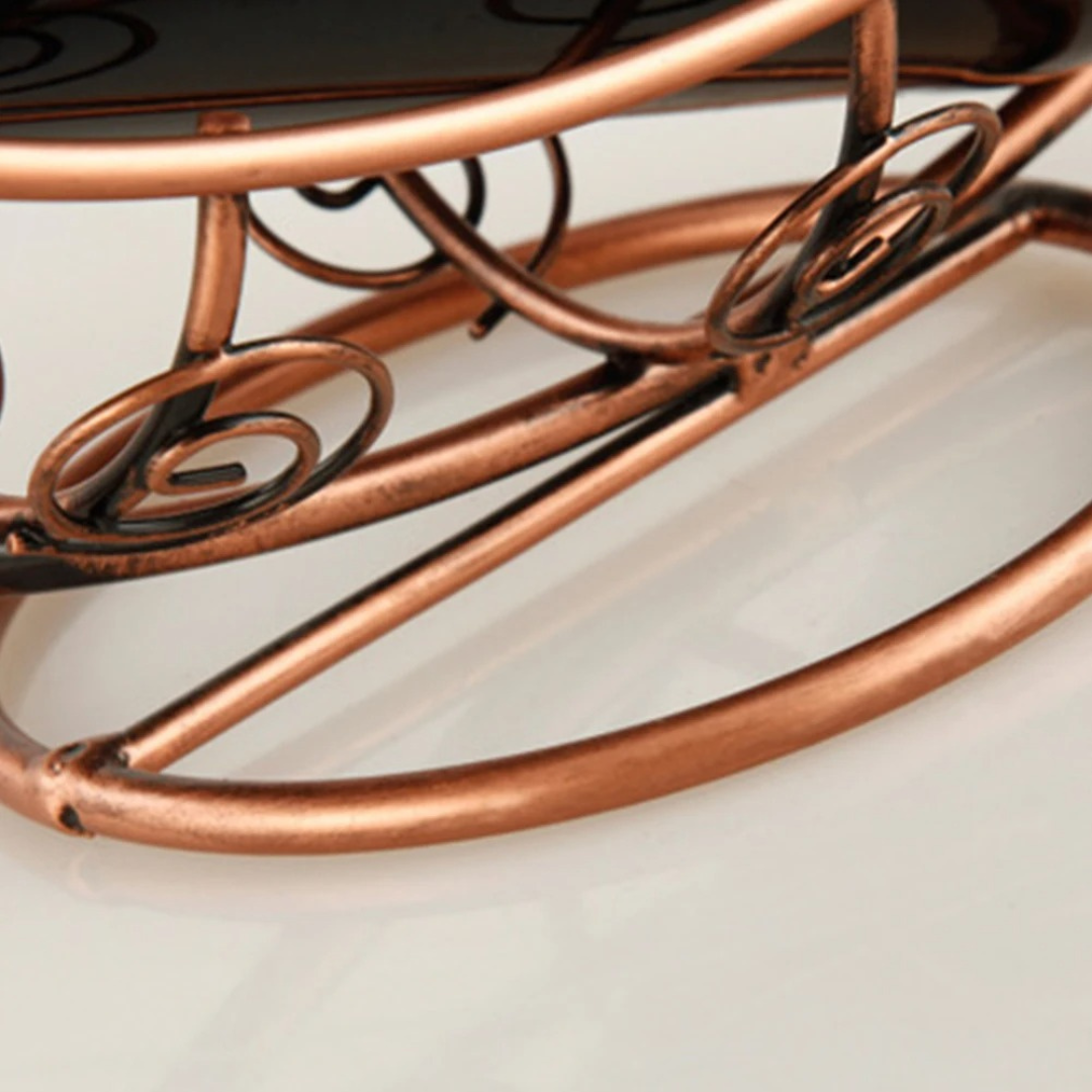 Metal Wine & Glass Holder — Stylish Display