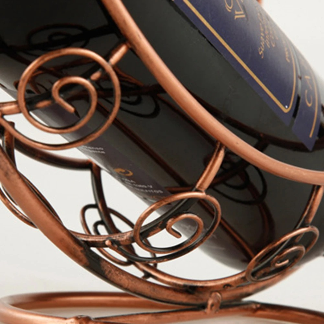 Metal Wine & Glass Holder — Stylish Display