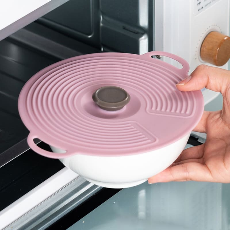 Foldable Universal Silicone Lid for Microwave – Anti-Splash Kitchen Cover
