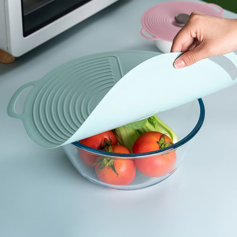 Foldable Universal Silicone Lid for Microwave – Anti-Splash Kitchen Cover