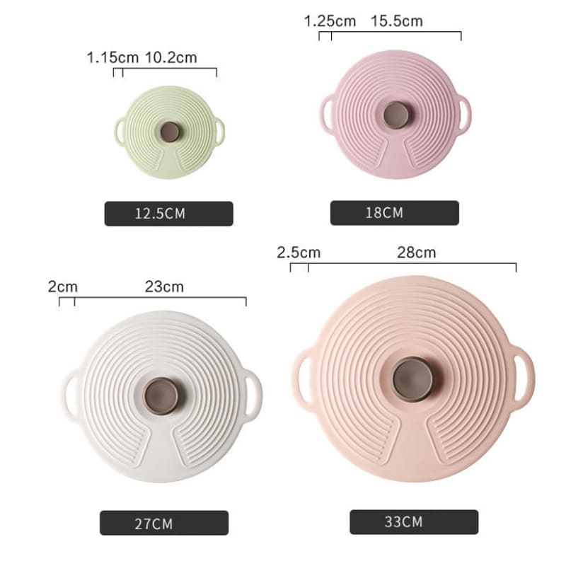 Foldable Universal Silicone Lid for Microwave – Anti-Splash Kitchen Cover