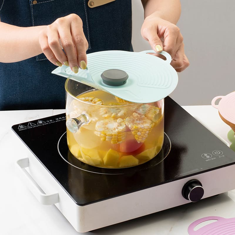 Foldable Universal Silicone Lid for Microwave – Anti-Splash Kitchen Cover