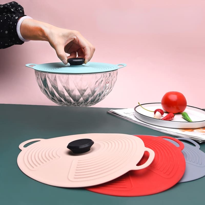Foldable Universal Silicone Lid for Microwave – Anti-Splash Kitchen Cover