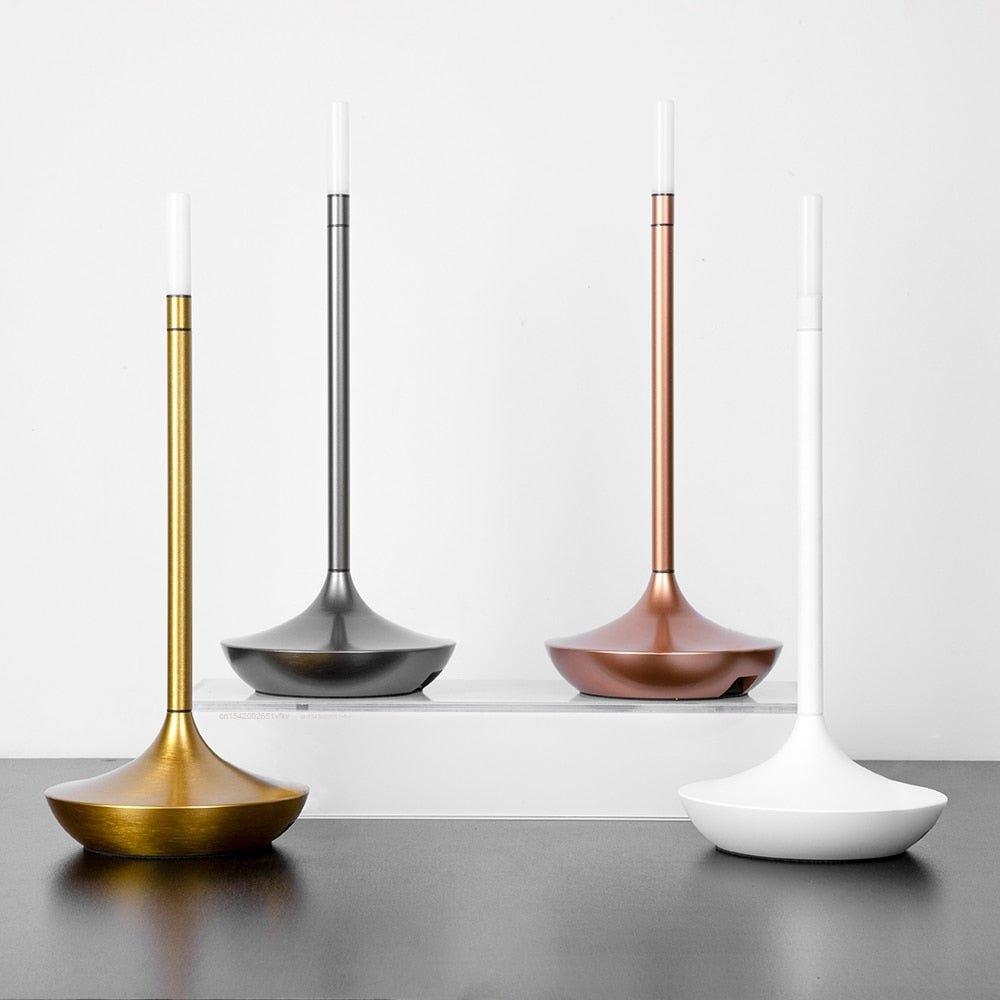 Candle-Style LED Table Lamp – Romantic Decorative Light for Bedroom, Living Room & Café