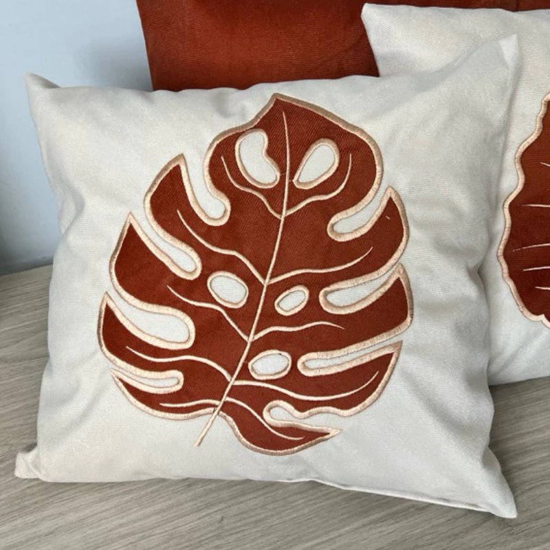 5-Piece Boho Chic Embroidered Pillow Cover Set