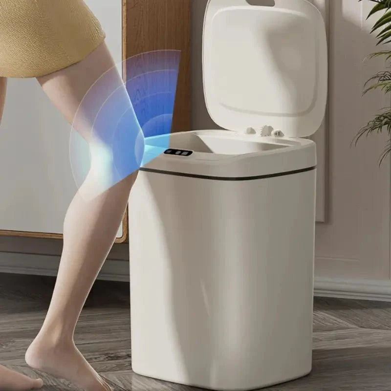 Smart Motion Sensor Trash Can 16L – Automatic Touchless Bin for Bathroom, Kitchen & Office