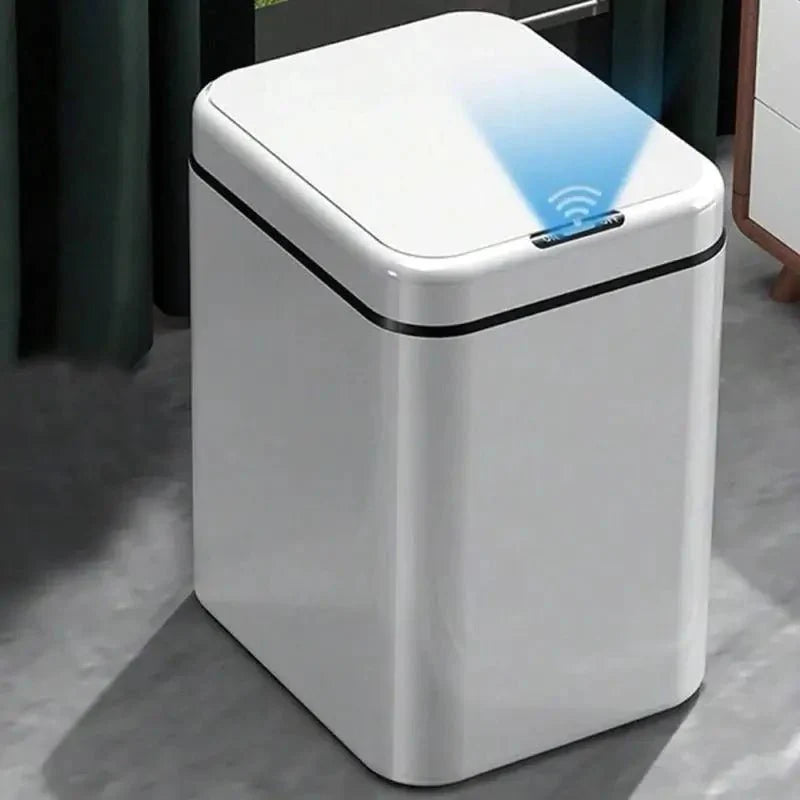 Smart Motion Sensor Trash Can 16L – Automatic Touchless Bin for Bathroom, Kitchen & Office