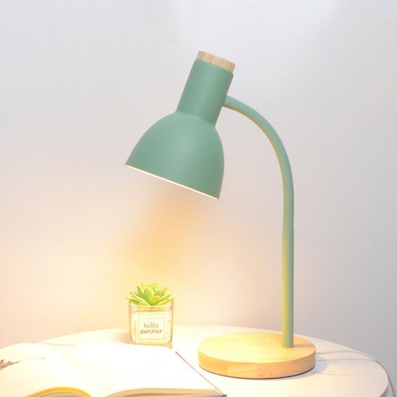 Premium Wooden LED Desk Lamp – Natural Modern Reading Light for Office, Study & Bedroom