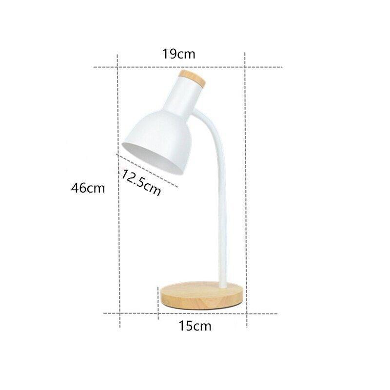 Premium Wooden LED Desk Lamp – Natural Modern Reading Light for Office, Study & Bedroom