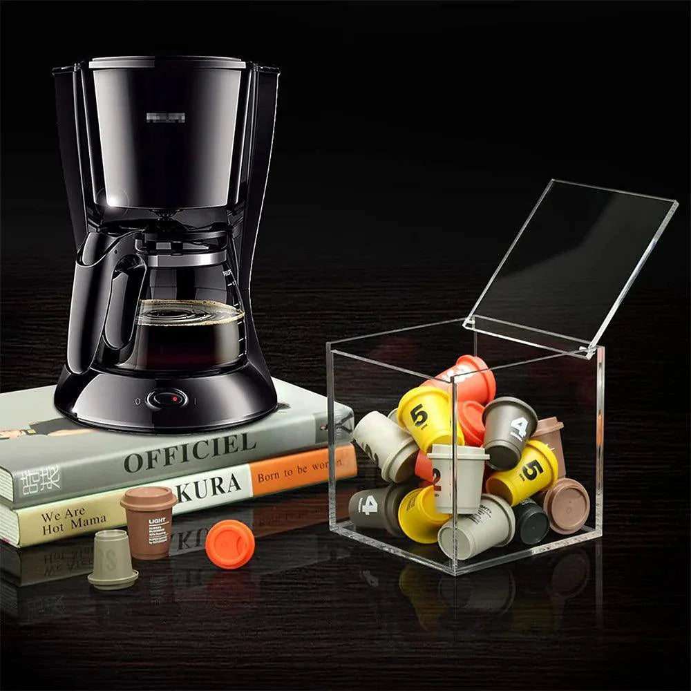 Coffee Capsule Organizer Box - Acrylic Display