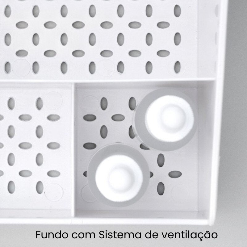 Makeup Organizer with Drawers – Large Capacity Storage Box for Cosmetics, Brushes and Accessories