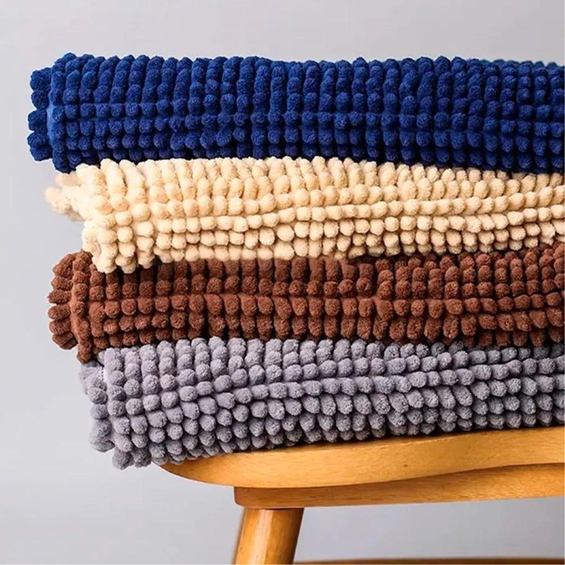 Modern Soft Absorbent Bathroom Rug – Non-Slip Floor Mat for Bathroom, Bedroom & Living Room
