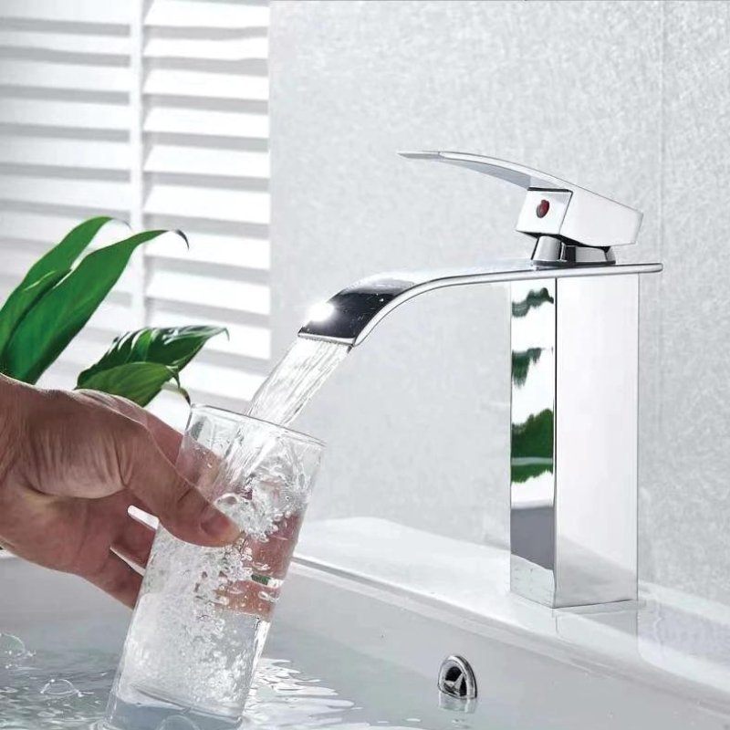 Sofia Single Lever Bathroom Faucet – Elegant Brass Mixer Tap for Bathroom Vanity & Washbasin
