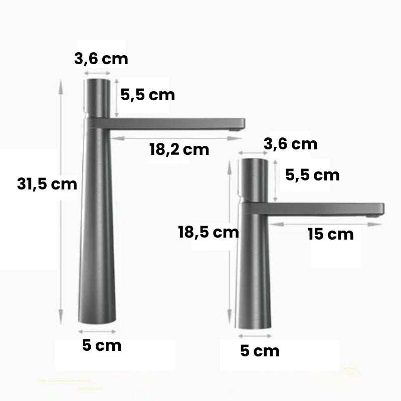 Natalia Single-Handle Bathroom Faucet – Modern Designer Tap for Bathroom Sink